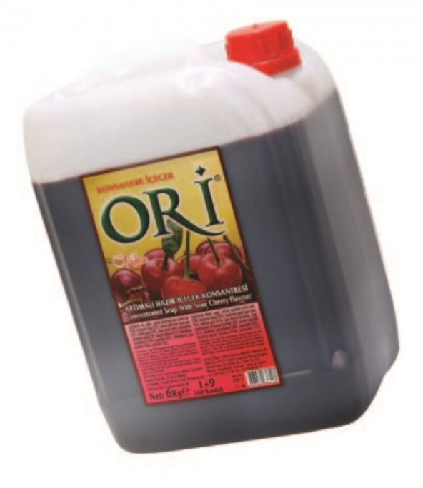 ORİ VİŞNE HAZIR İÇECEK KONSANTRESI 6KG ürün görseli