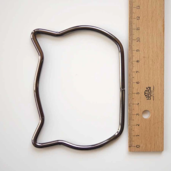 Metal Çanta Sapı Kedi - 5