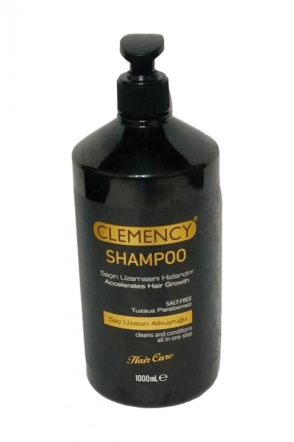 Clemency Saç Uzatan Atkuyruğu Tuzsuz Parabensiz Şampuan 1000 ml