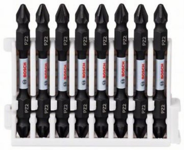 bosch ImpactC Vidalama Çift Uç PZ2*65mm 8´li  2.608.522.338