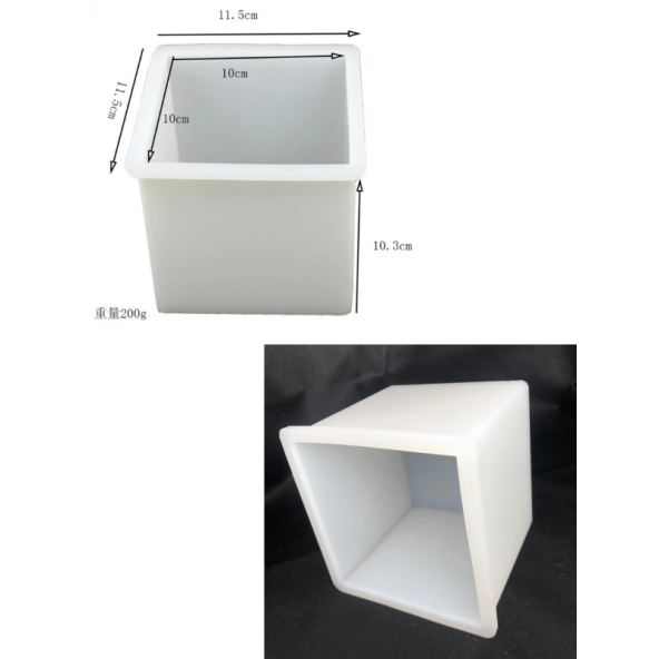Epoksi 10 cm Büyük Küp Kalıbı - 2