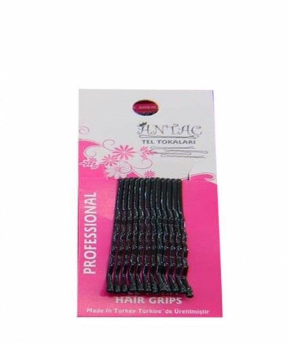 Topuzlu Tel Toka Siyah 12 li