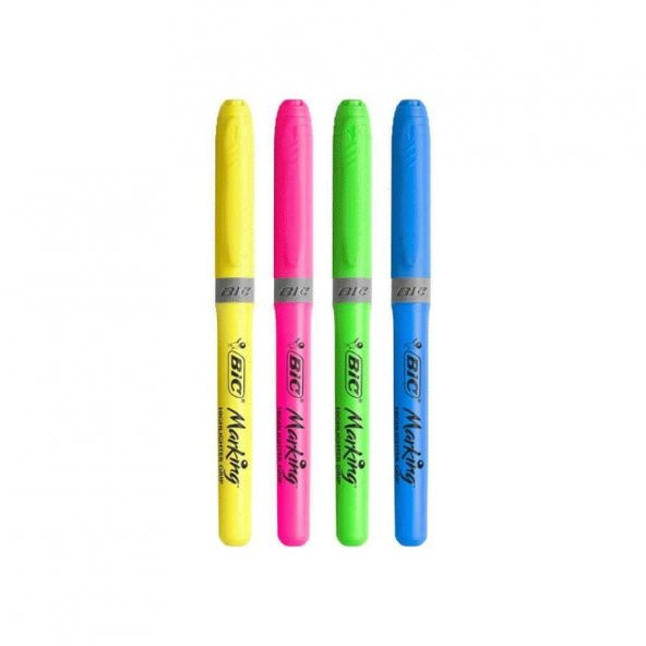 Bic Fosforlu Kalem Brite Liner Pastel 4 Renk - 3