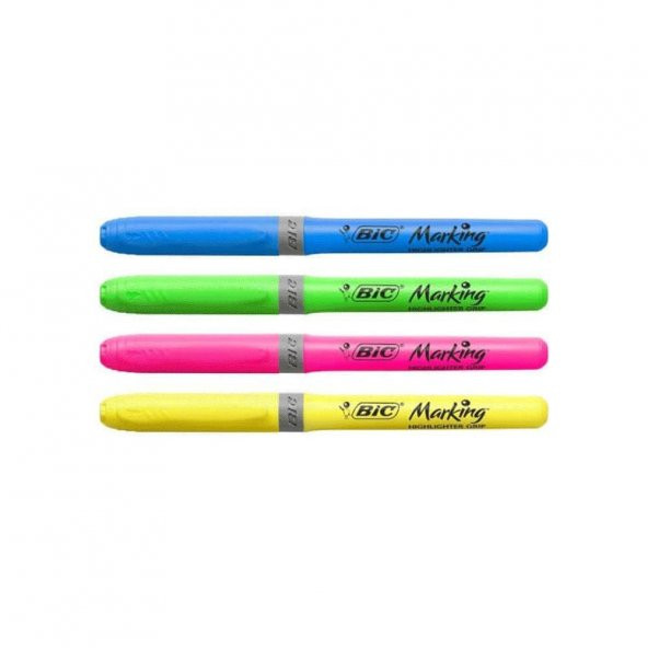 Bic Fosforlu Kalem Brite Liner Pastel 4 Renk - 4