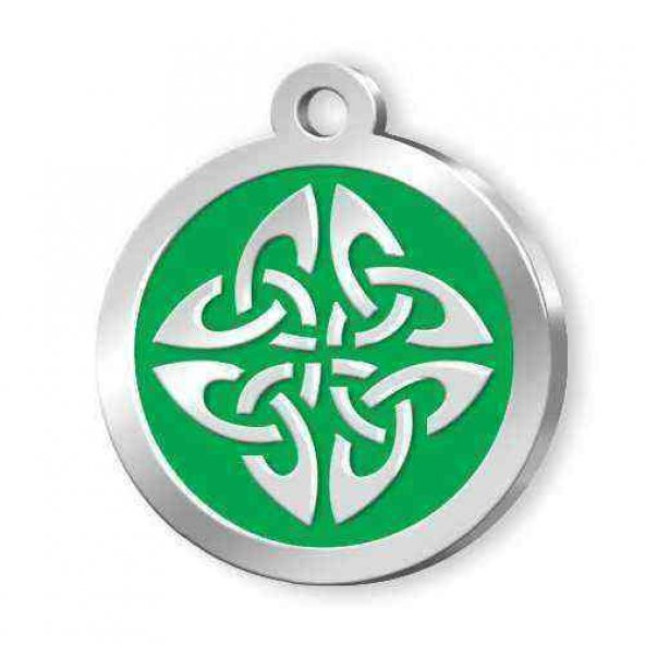 Mineli Seri Mistik Desenli Künye Yeşil ürün görseli