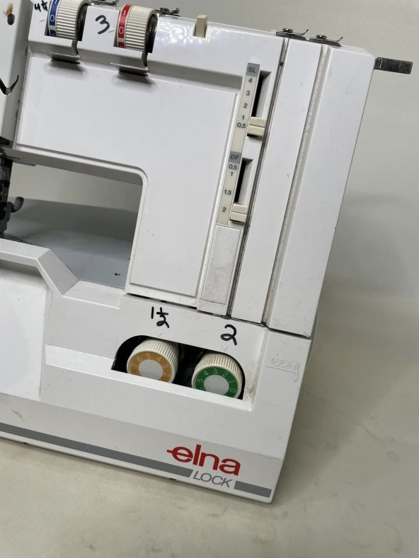 Elna Lock Pro 4 DE Overlok Makinesi 110V 2.El (G-37) - Resim 2