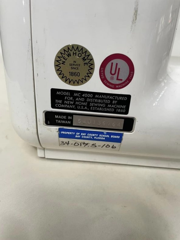 New Home Janome MC4000 Dikiş Makinesi 110V 2.El (G-50) - Resim 11