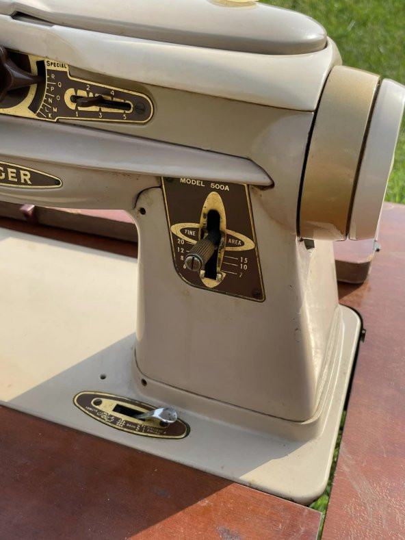 Singer 500A Masalı Dikiş Makinesi 110V 2.El (G-63) - 6