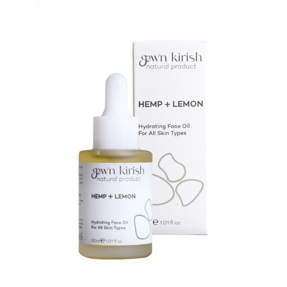 Gewn Kirish Hemp + Lemon Cilt Bakım Yağı 30 Ml