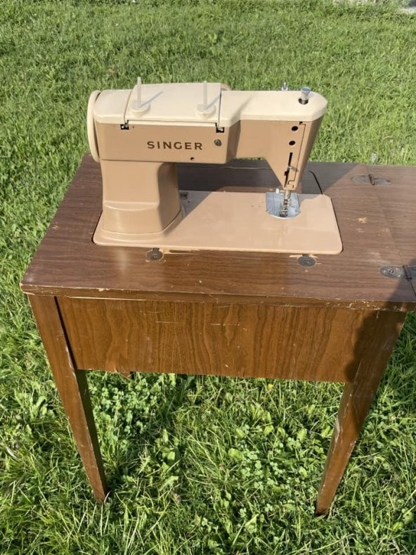 Singer 401A Masalı Dikiş Makinesi 110V 2.El (G-64) - Resim 5