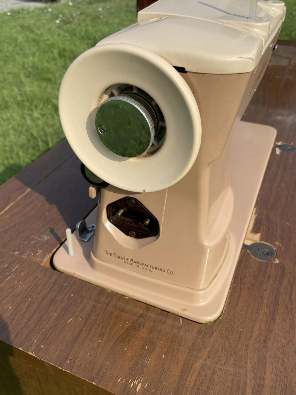 Singer 401A Masalı Dikiş Makinesi 110V 2.El (G-64) - Resim 9
