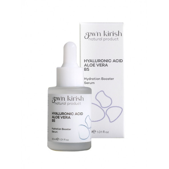 Gewn Kirish Hyaluronic Acid + Aloe Vera + Vitamin B5 Nemlendirici Serum 30 Ml
