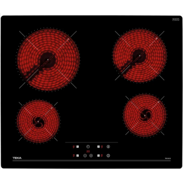 Teka Tz 6415 Siyah Vitroseramik Ankastre Ocak - 1