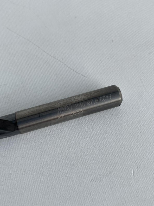 Ham Prazision 286 Karbür Matkap Ucu 7,6mm S15 1 Adet - 4