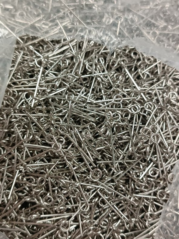 Nikel Kaplama Halkalı Takı Çivisi 1 Kg 18mm - 4