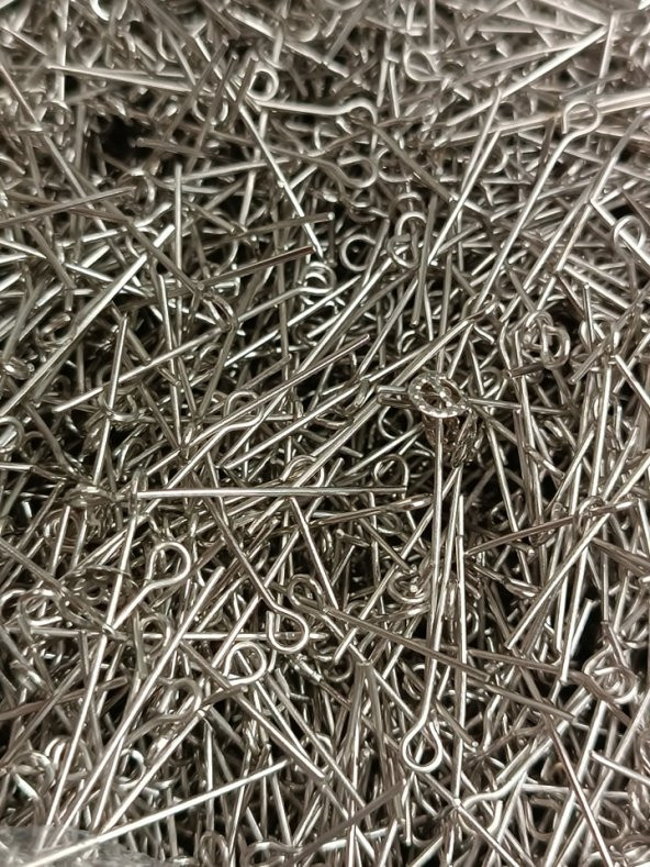 Nikel Kaplama Halkalı Takı Çivisi 1 Kg 30mm - 3