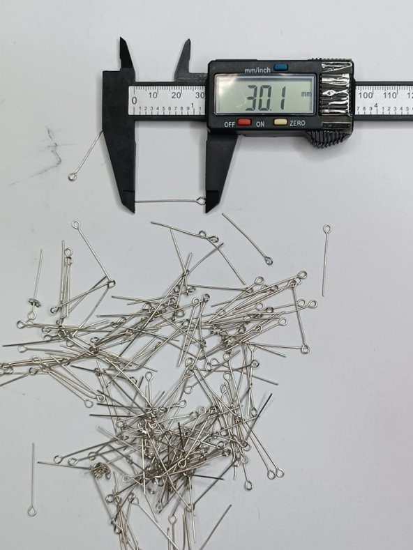 Nikel Kaplama Halkalı Takı Çivisi 1 Kg 30mm - 4