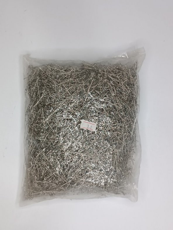 Nikel Kaplama Halkalı Takı Çivisi 1 Kg 30mm - 5