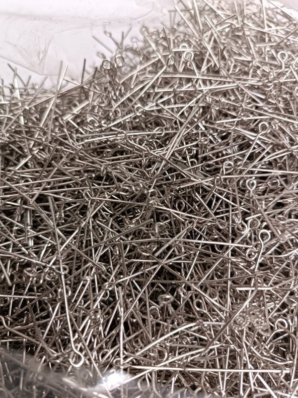 Nikel Kaplama Halkalı Takı Çivisi 1 Kg 42mm - 3