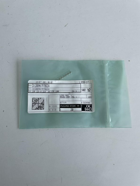 Pulse Electronics CX1206MKX7R7BB224 Seramik Kapasitör 20 Adet - Resim 3