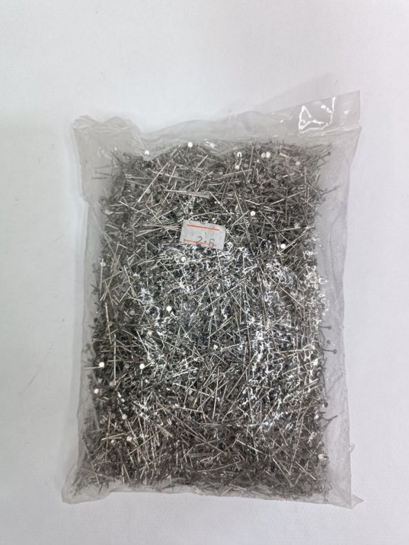 Nikel Kaplama Düz Takı Çivisi 1Kg 26mm - 5