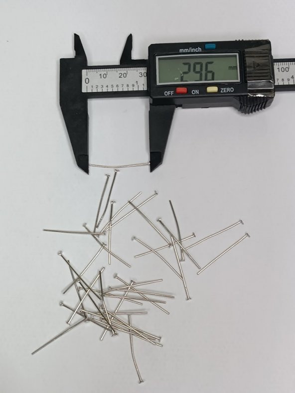 Nikel Kaplama Düz Takı Çivisi 1Kg 30mm - 4