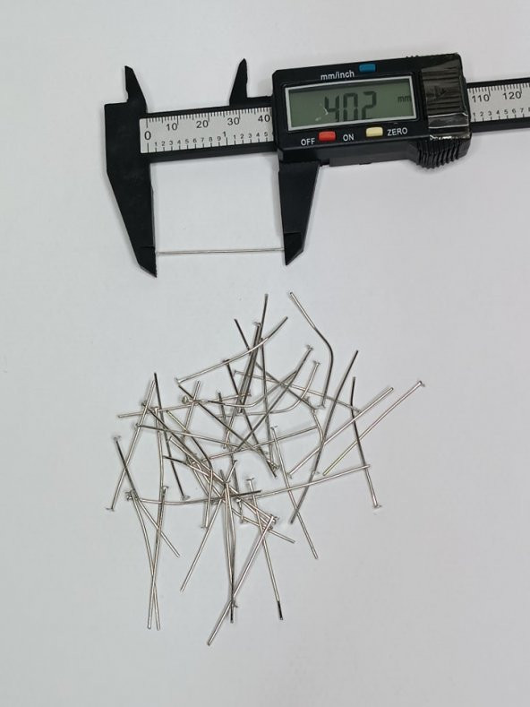 Nikel Kaplama Düz Takı Çivisi 1Kg 40mm - 4