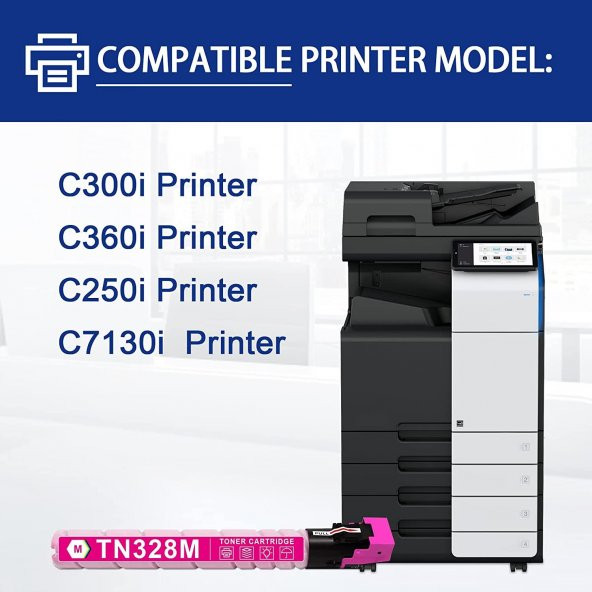 Develop TN-328 Muadil Toner Set / İneo + 250İ, 300İ, 360İ - 2