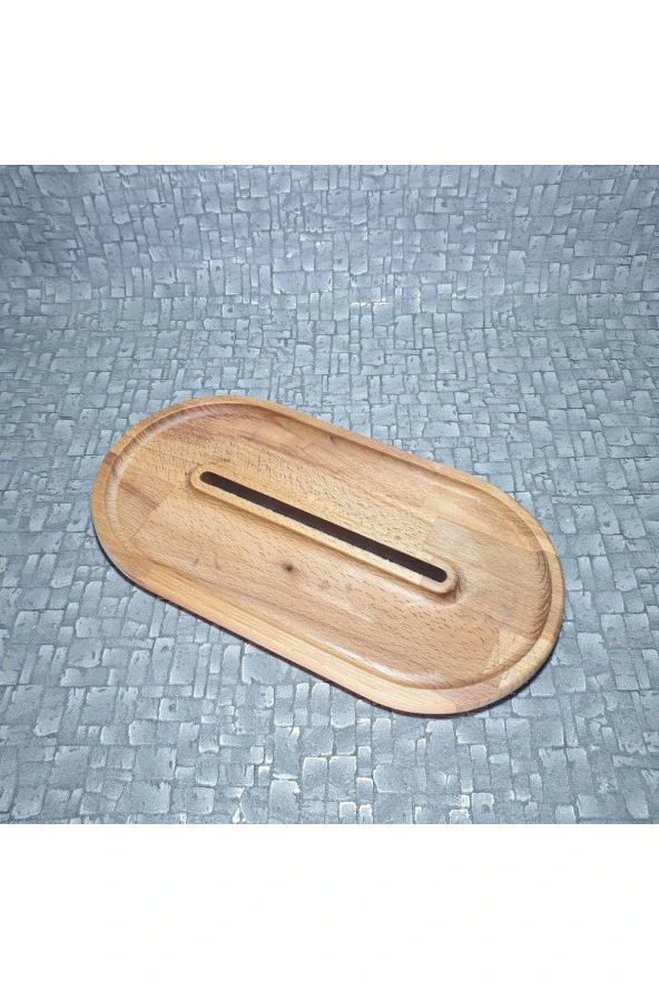 Ahşap Kayın Çerezlik-kahvaltılık Ve Servis- Sunum Tabağı Kz1015d - 2