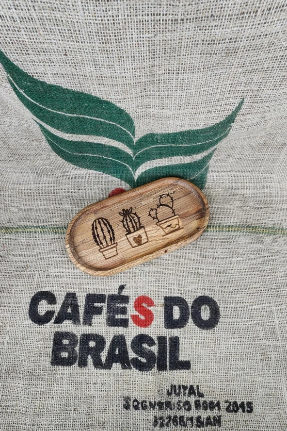 Doğal Ahşap Kayın Ağacı Sunum Tepsisi - 2