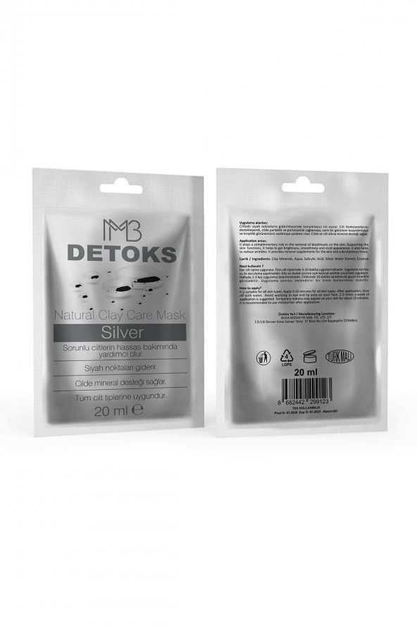 Silver Kil Maske 10 Adet - 2