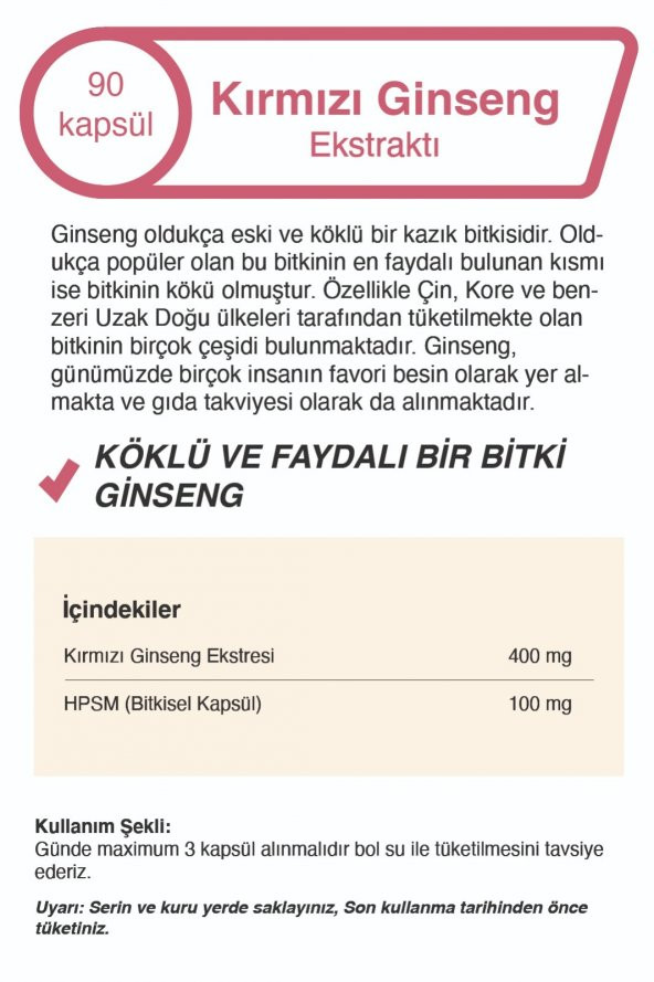 Kırmızı  Panax Extract - 4