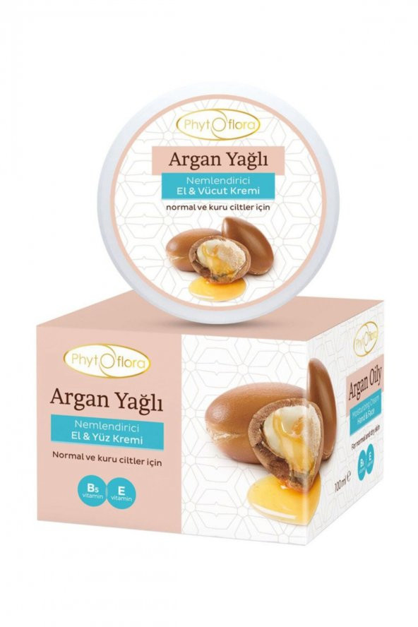 Argan Yağlı Nemlendirici El Ve Yüz Kremi