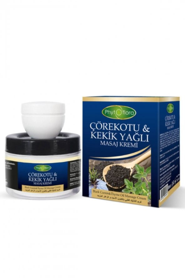Çörekotu Yağlı & Kekik Yağlı Masaj Kremi 100 ml