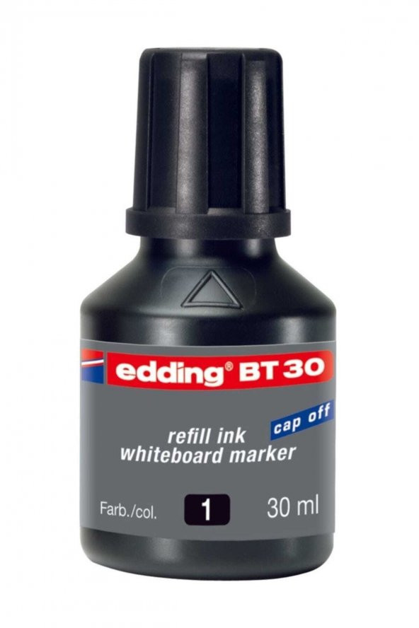 BT30 Whiteboard Marker Ink Yazı Tahtası Kalemi Mürekkebi 30 ml. SİYAH