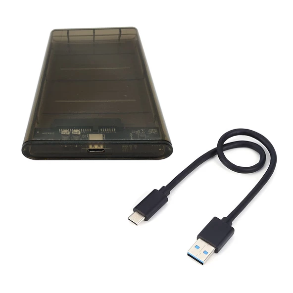 Type c  usb 3.1 2.5inç harici harddisk kutu taşınabilir hdd kutu - 4