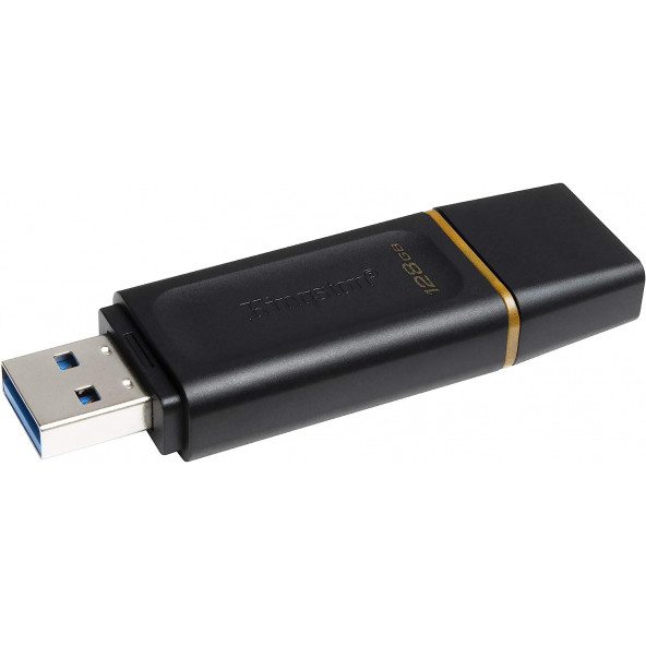 Kingston DataTraveler Exodia 128GB USB Flash Bellek USB3.2 Gen1 (Black + Yellow) DTX/128GB
