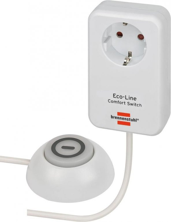 Brennenstuhl Eco-Line 1,5 Metre Uzatmaya Sahip Kumandalı Ip20 Lisanslı Tekli Priz ürün görseli