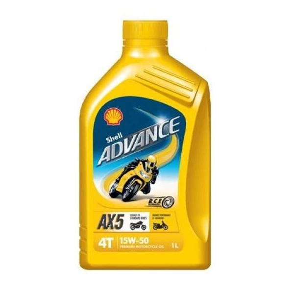 SHELL ADVANCE AX5 4T 15W-50 1LT