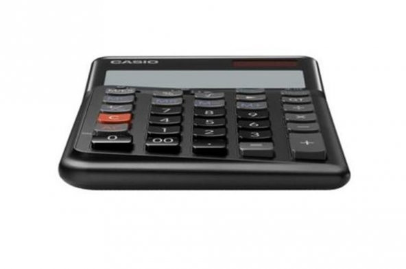 Casio JE-12E-BK Siyah 12 Hane Masa Üstü Ergonomik Tuşlu Hesap Makinesi - 2