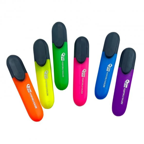 Pin Fosforlu Kalem 800 Canlı Renkler