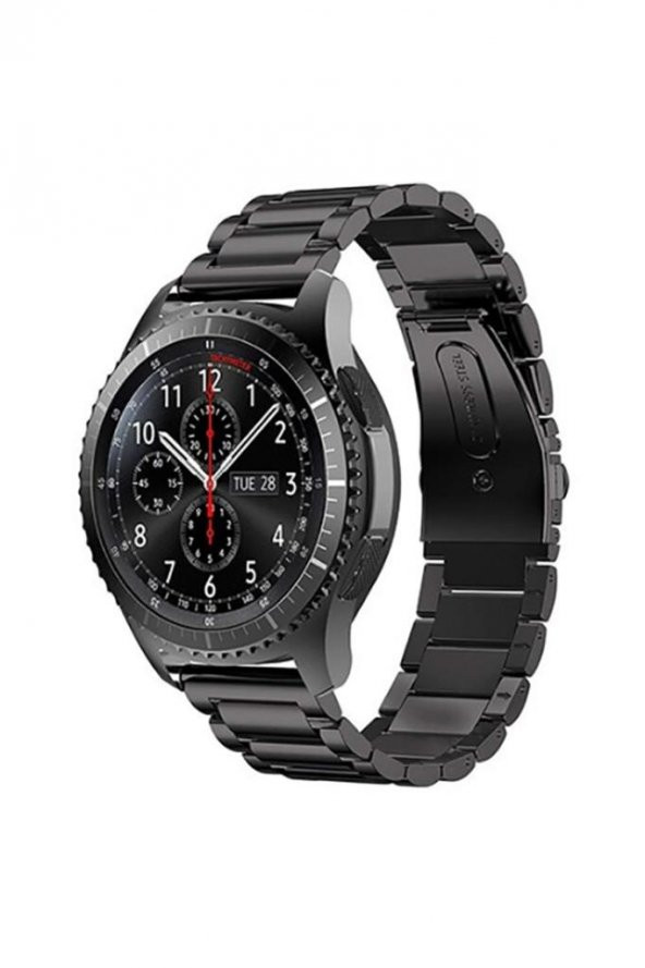 Huawei Watch Gt/Gt2/Gt2e/Gt2 Pro/Gt3/Gt3 Pro/Watch 3 / 3 Pro Metal Katlamalı Çelik Kordon 46mm