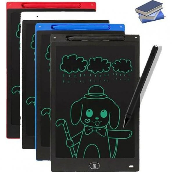 Baibian Writing Tablet LCD 8.5 Inç Dijital Kalemli Çizim Yazı Tahtası Grafik Not Yazma Kod:7-B