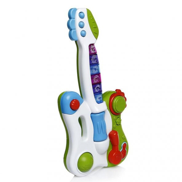 Baby Toys Müzikli Işıklı Gitar BYT-8731,Çocuklar İçin Müzikli Işıklı Gitar