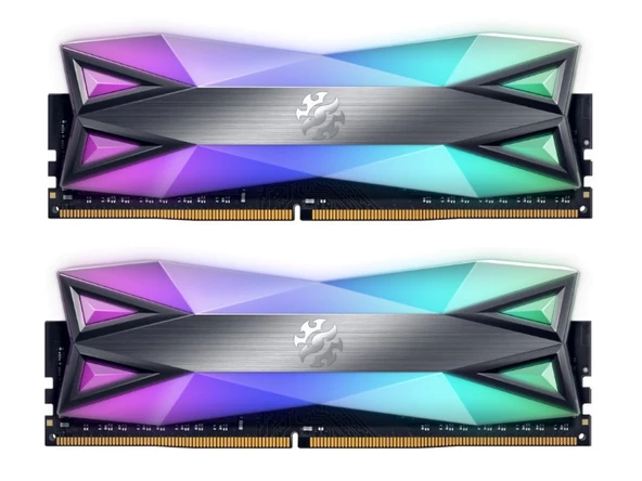 XPG Spectrix D60 16GB (8X2) RGB DDR4 4133Mhz CL19 1.4V AX4U41338G19J-DT60 Dual Kit Ram