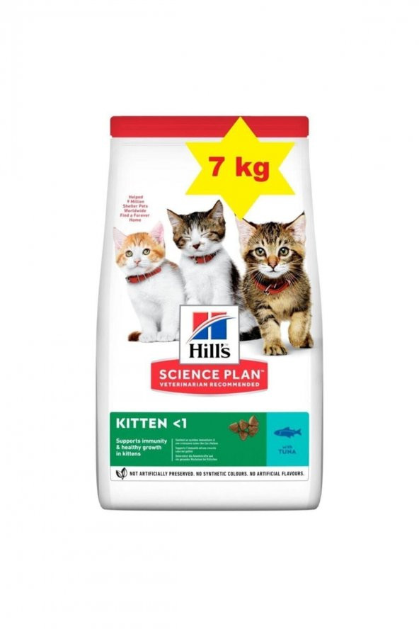 Hills Kitten Tuna Balıklı Yavru Kedi Maması 7 Kg