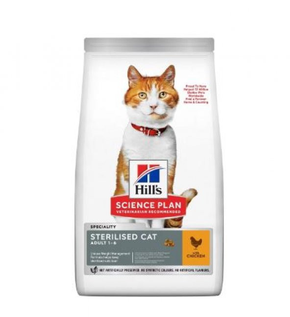 Hills Tavuklu Genç Yetişkin Kısır Kedi Maması 10 Kg