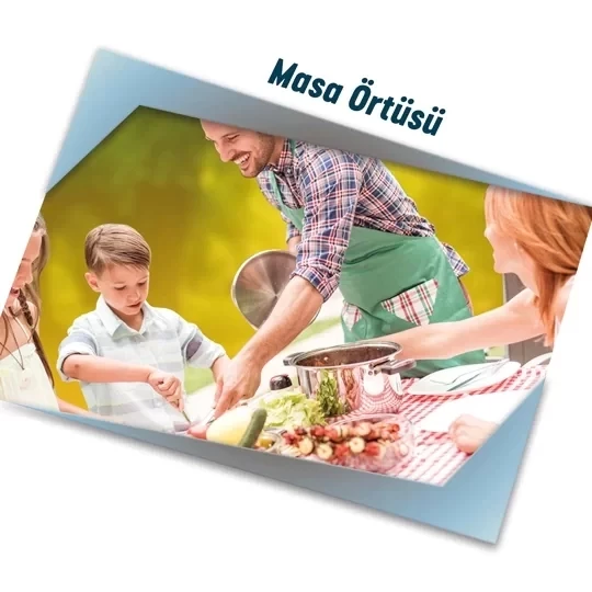 Pratikser Tek Kullanımlık Polietilen Masa Örtüsü Gül - 80x100cm - 50Ad/Rulo - 2
