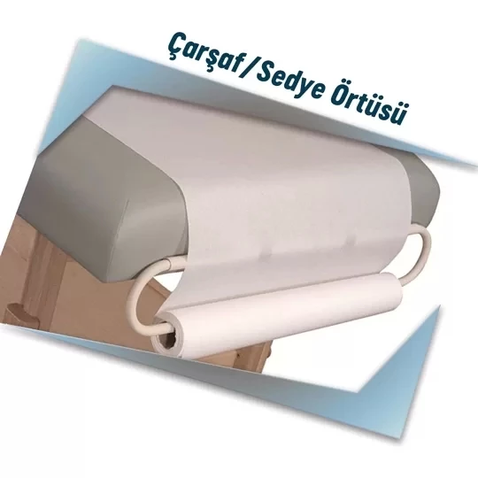 Pratikser Tek Kullanımlık Çarşaf Sedye Örtüsü Beyaz - 100x200cm - Koli - 2
