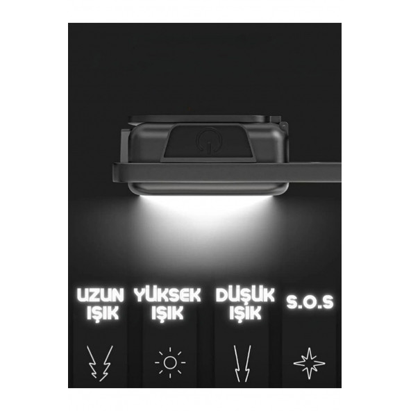 3 Adet Led Anahtarlıklı Metal KasaEl Feneri Usbli Şarj Edilebilir Cep  Cob 800Mah FW-14 A11 3 ADETT - 2